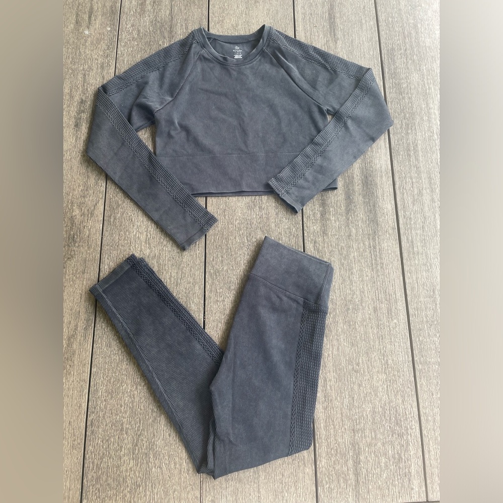 Aerie Offline Yoga Legging Matching Set, Gray